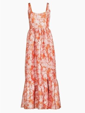 NWT Hutch Bernie Floral Orange Maxi Dress